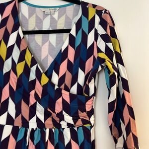 Boden Vneck jersey dress